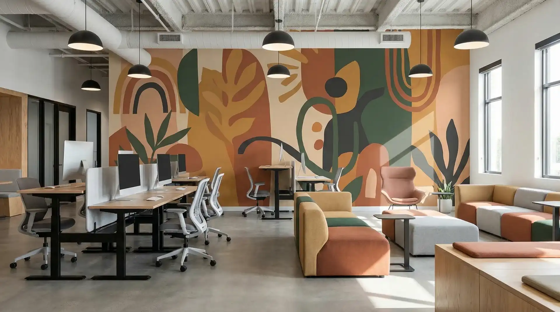 Acoustic Panels — Medical Conference Room - commercial wallcovering installation