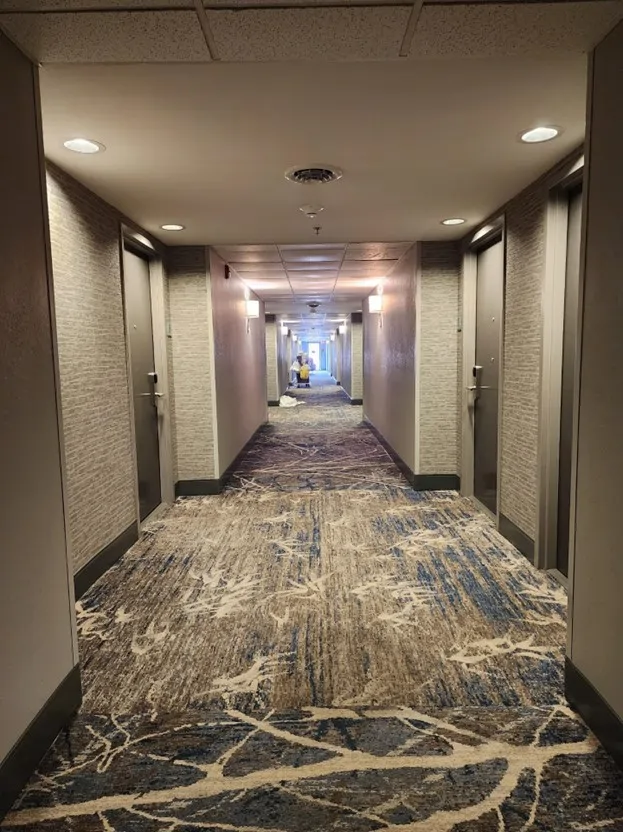 The Grant Luxury Condos luxury corridor wallcovering Atlanta