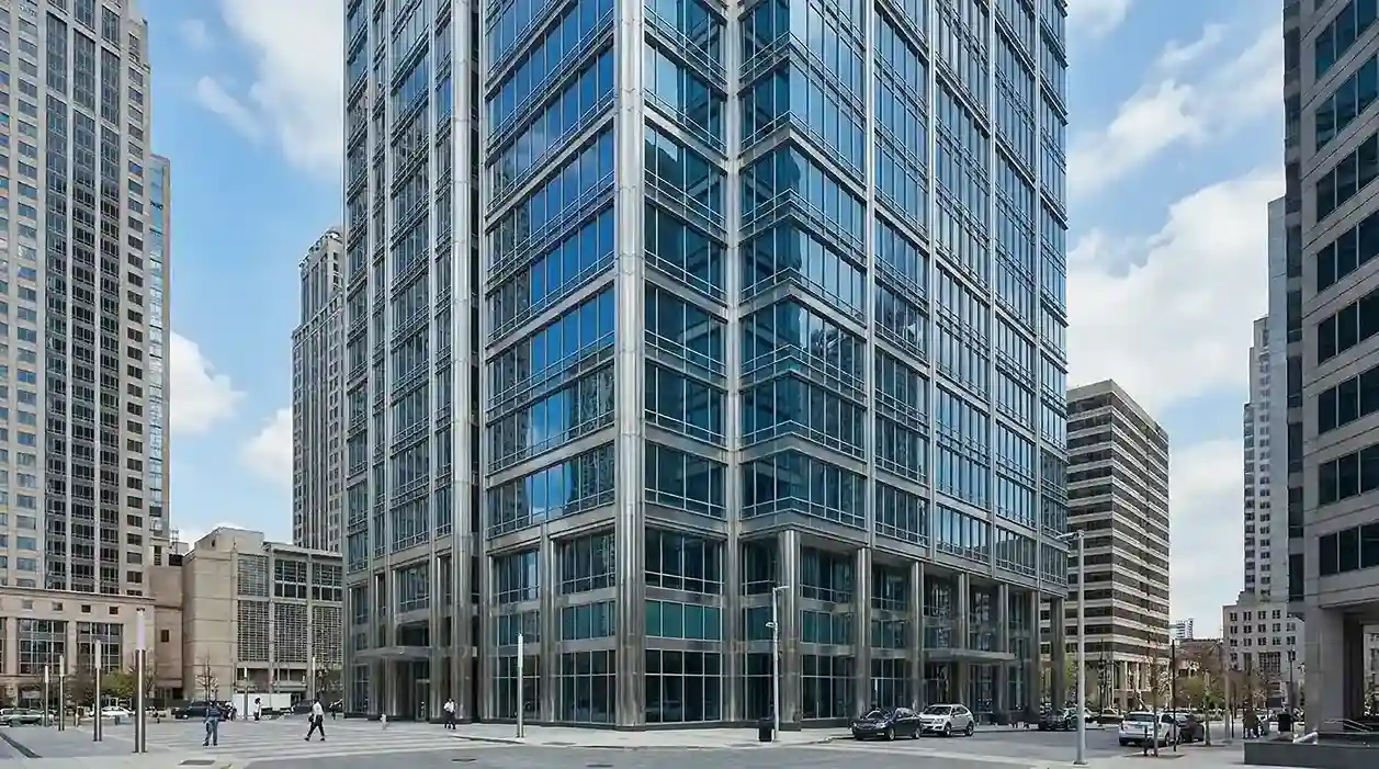 Modern high-rise commercial building in Atlanta Georgia