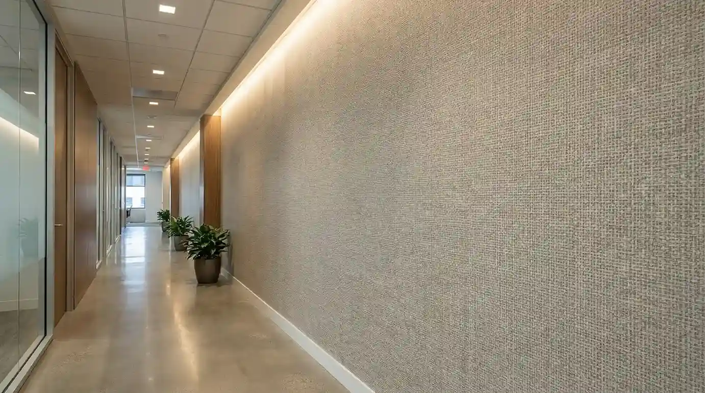 QA/QC — Healthcare Facility, Augusta - commercial wallcovering installation